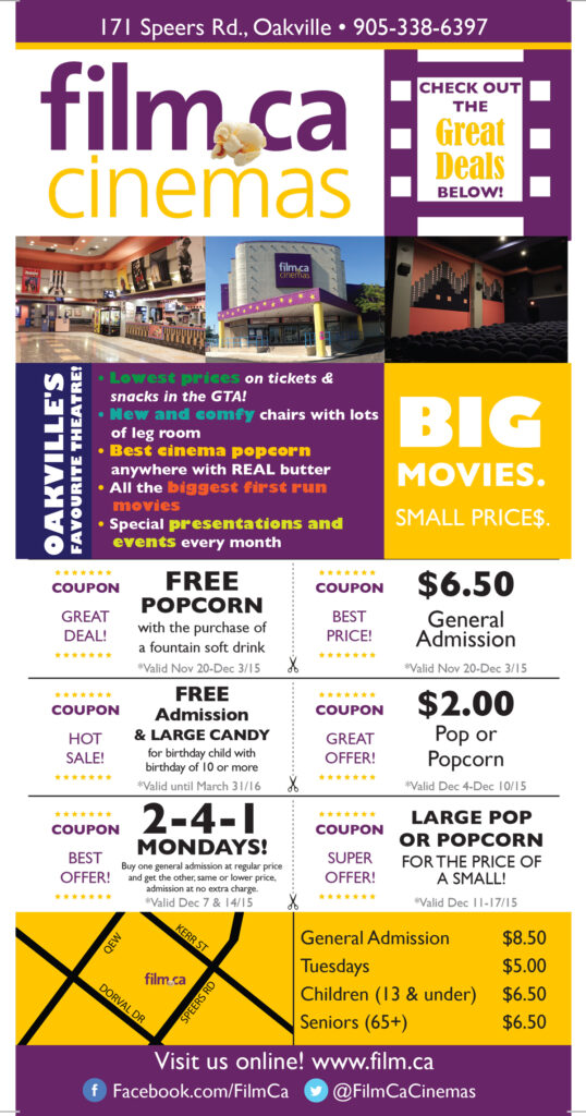 Film Ca Direct Mail Flyer Graphic Design Print