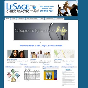 Lesage Chiropractic Website