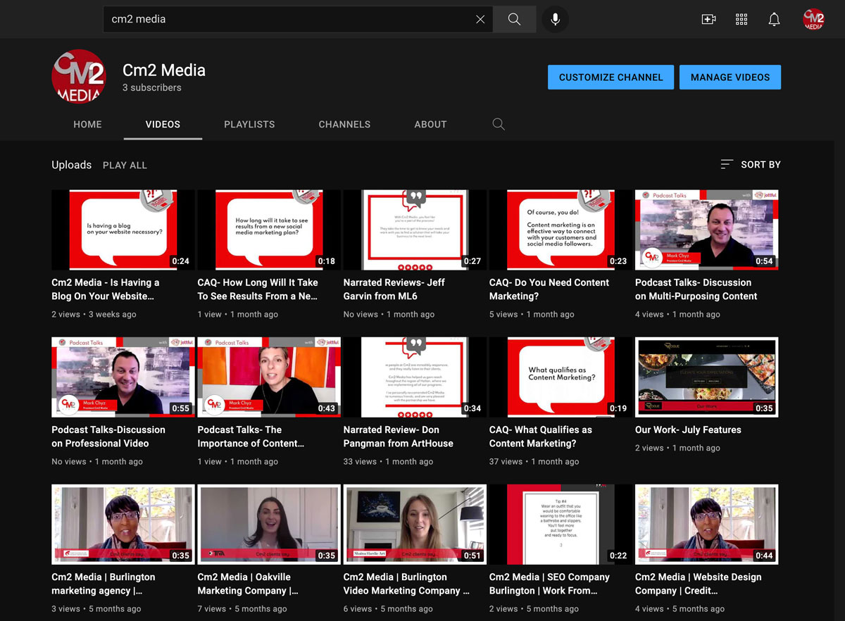 Search Engines YouTube Burlington