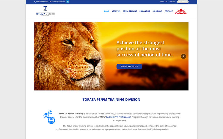 Toraza Zenith Business Website|